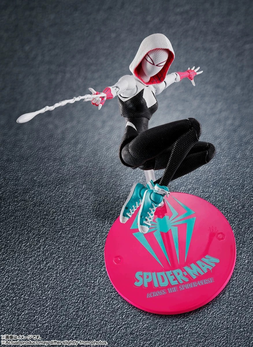 SHF Spider Man Across The Spider-Verse Spider-Gwen Stacy Action Figure - Image 4