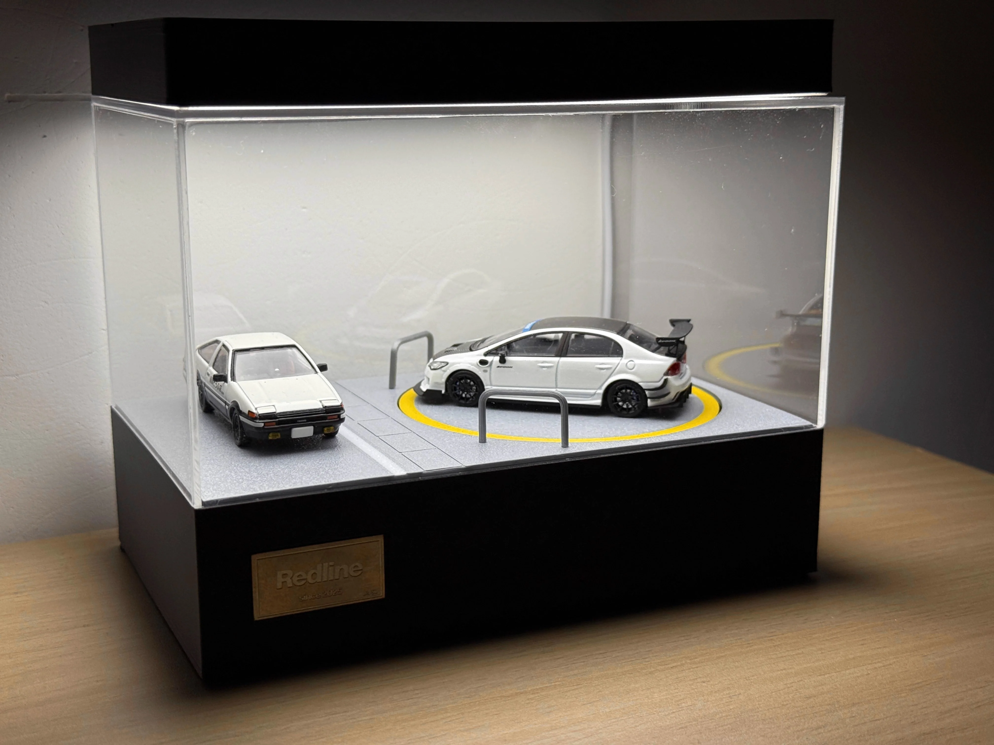 Diecast car rotating parking lot scene model for 1:64 car - Image 6