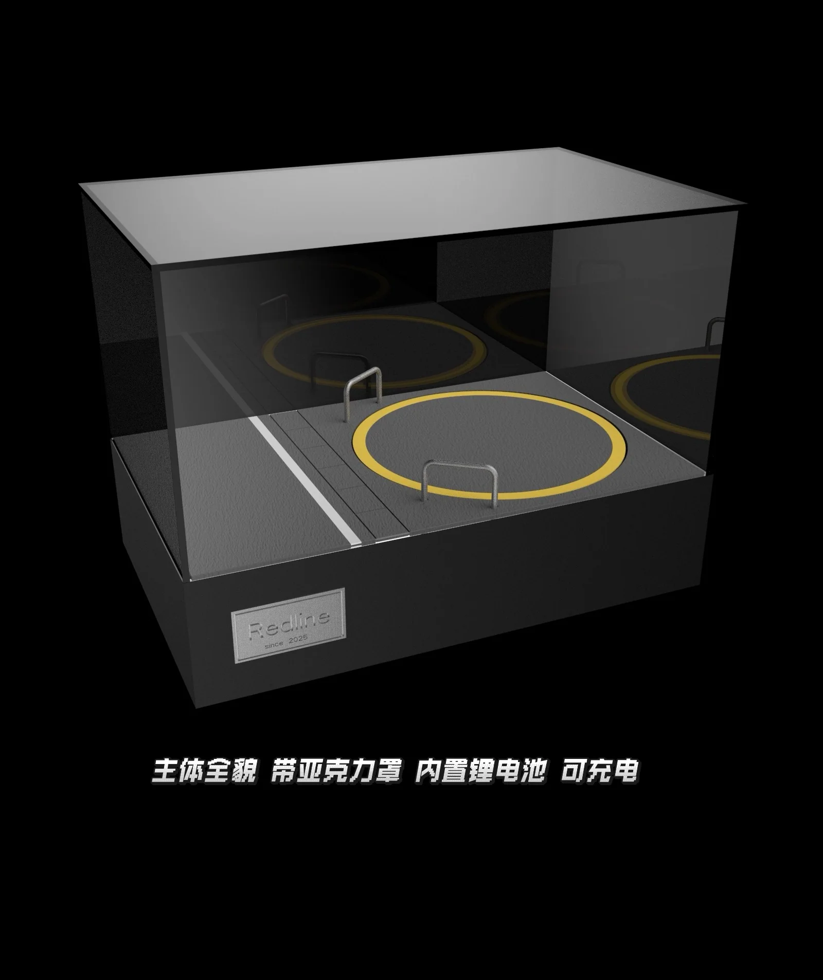 Diecast car rotating parking lot scene model for 1:64 car - Image 7