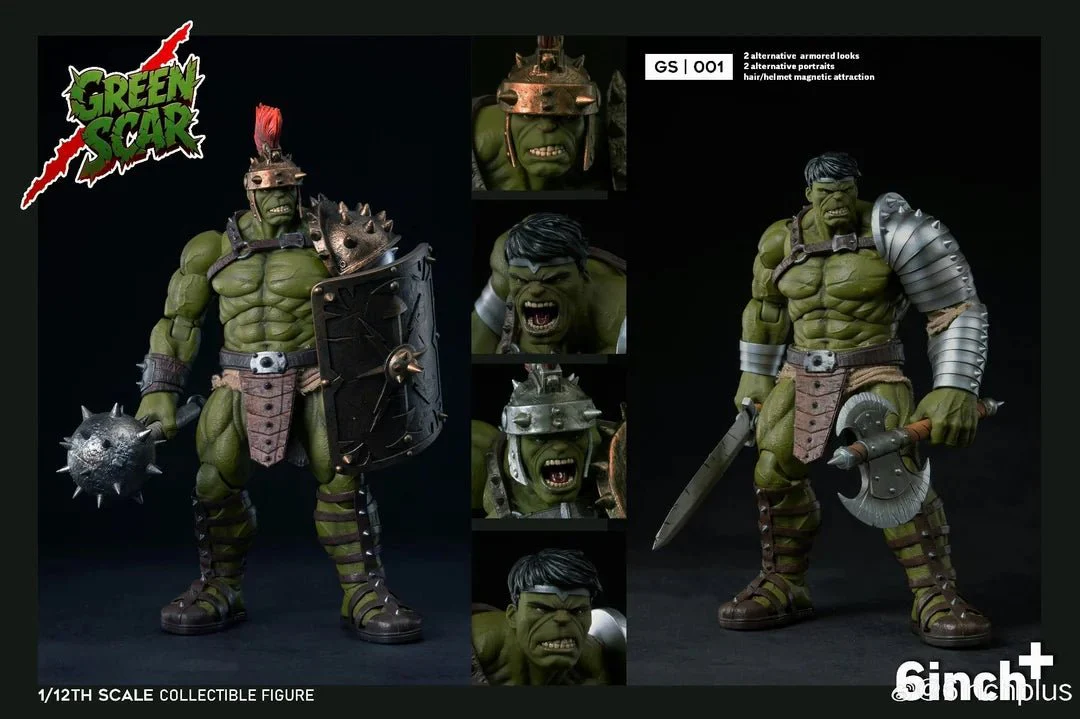 Green Scar (Gladiator Hulk) by 6inch+ (Preorder) - Image 3