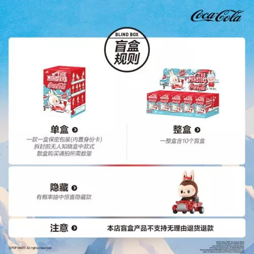 POPMART THE MONSTERS Coca-Cola Series Blind Box by Pop Mart 100% Authentic! - Image 8