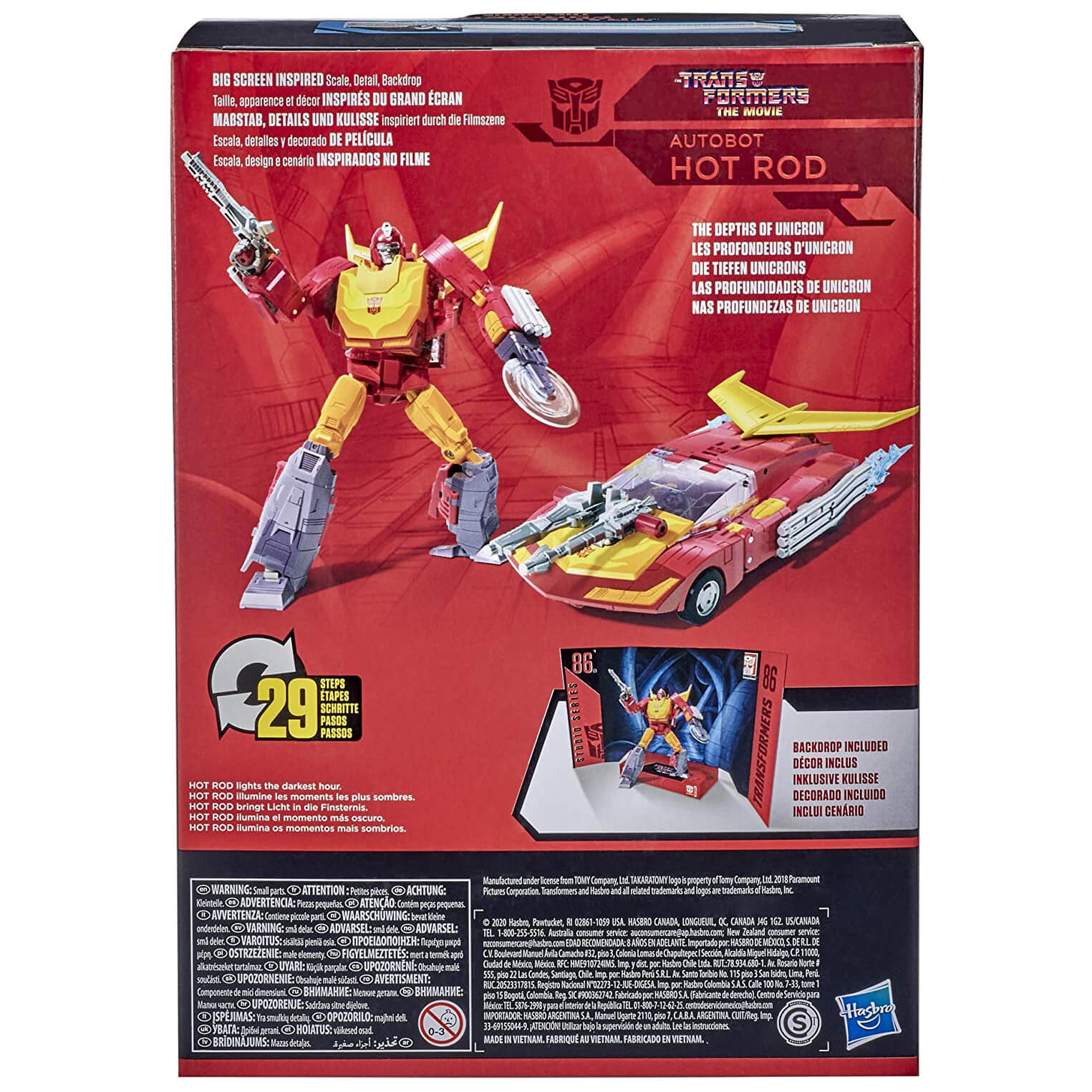Voyager Class Autobot Hot Rod Action Figure - Transformers Studio Series 86-04 - Image 7